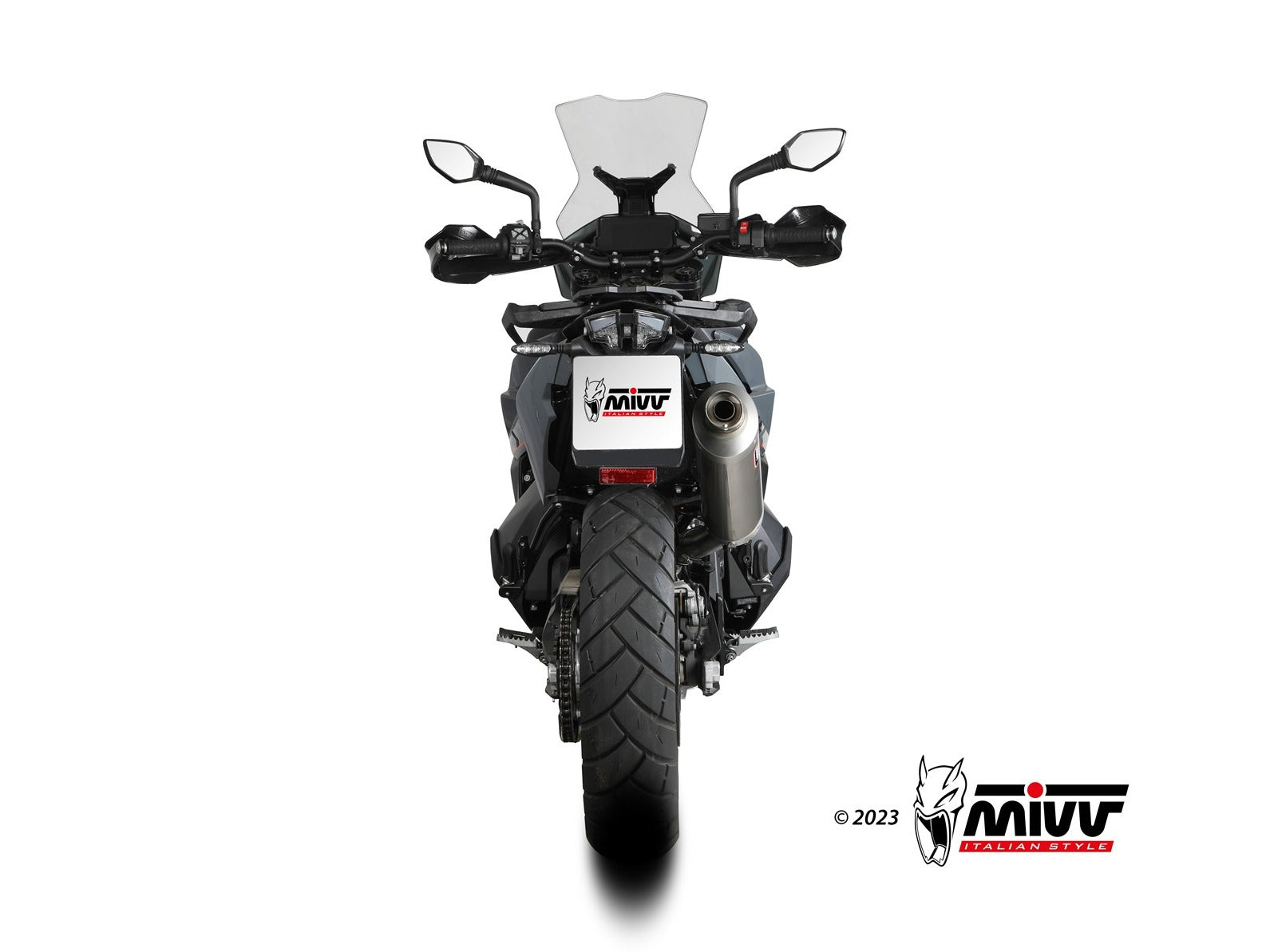 MIVV KT.021 KTM 790 / 890 ADVENTURE / R ( 2019+ ) Slip-on Exhaust "Dakar" ( stainless steel; approved) – Accessories in the 2WheelsHero Motorcycle Aftermarket Accessories and Parts Online Shop