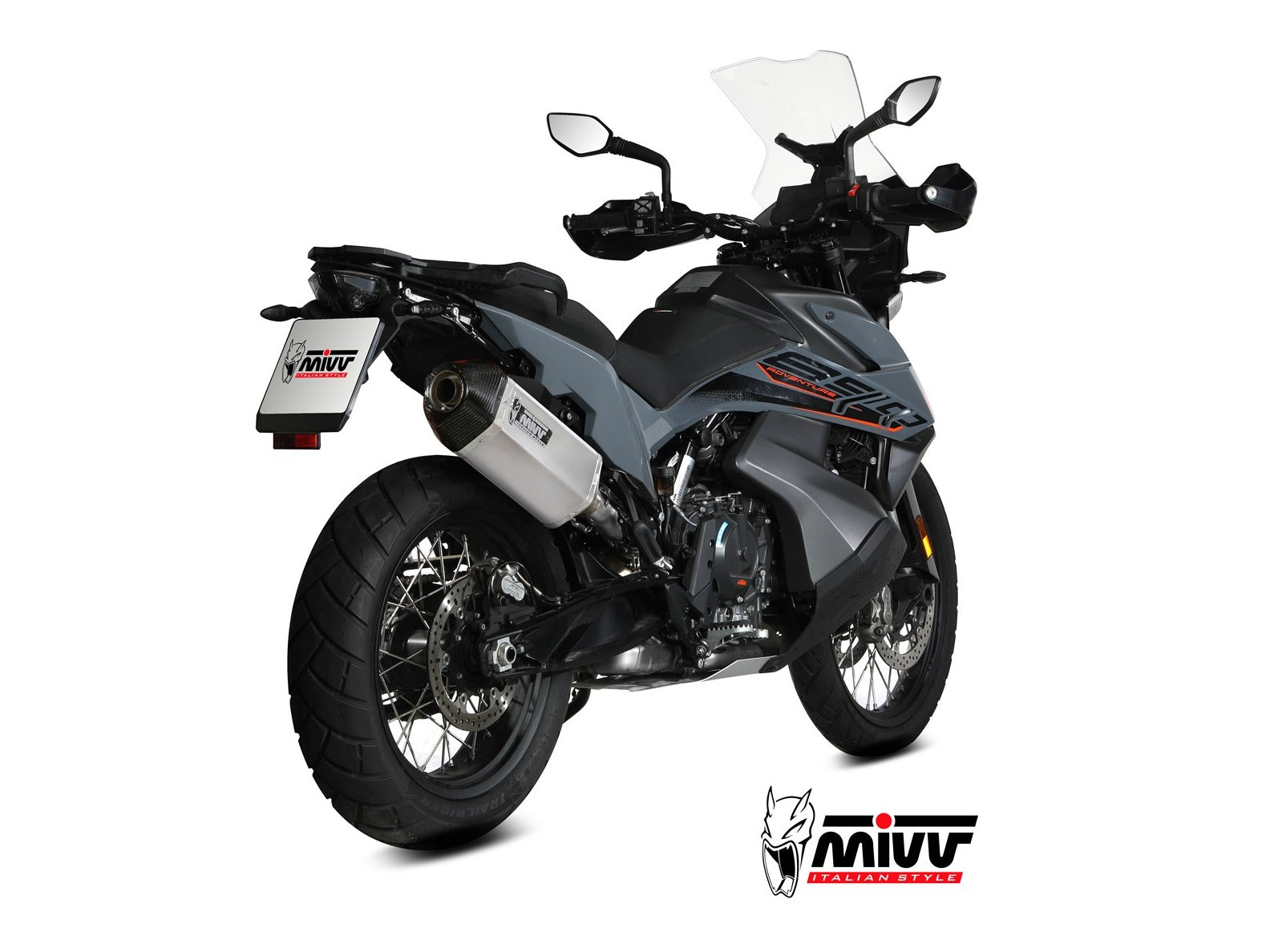MIVV KT.021 KTM 790 / 890 ADVENTURE / R / SMT ( 2019+ ) Slip-on Exhaust "Speed Edge" ( stainless steel; approved) – Accessories in the 2WheelsHero Motorcycle Aftermarket Accessories and Parts Online Shop