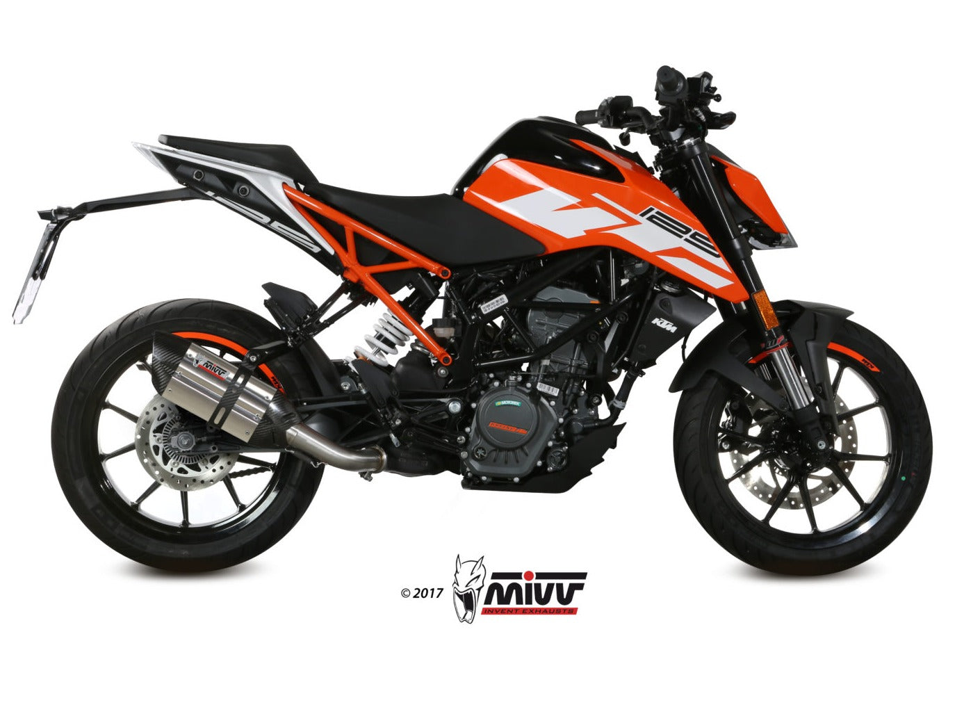 MIVV KT.019 KTM 125/390 DUKE / 125/390 RC ( 2017 / 20 ) Slip-on Exhaust "Suono" ( stainless steel; approved) – Accessories in the 2WheelsHero Motorcycle Aftermarket Accessories and Parts Online Shop