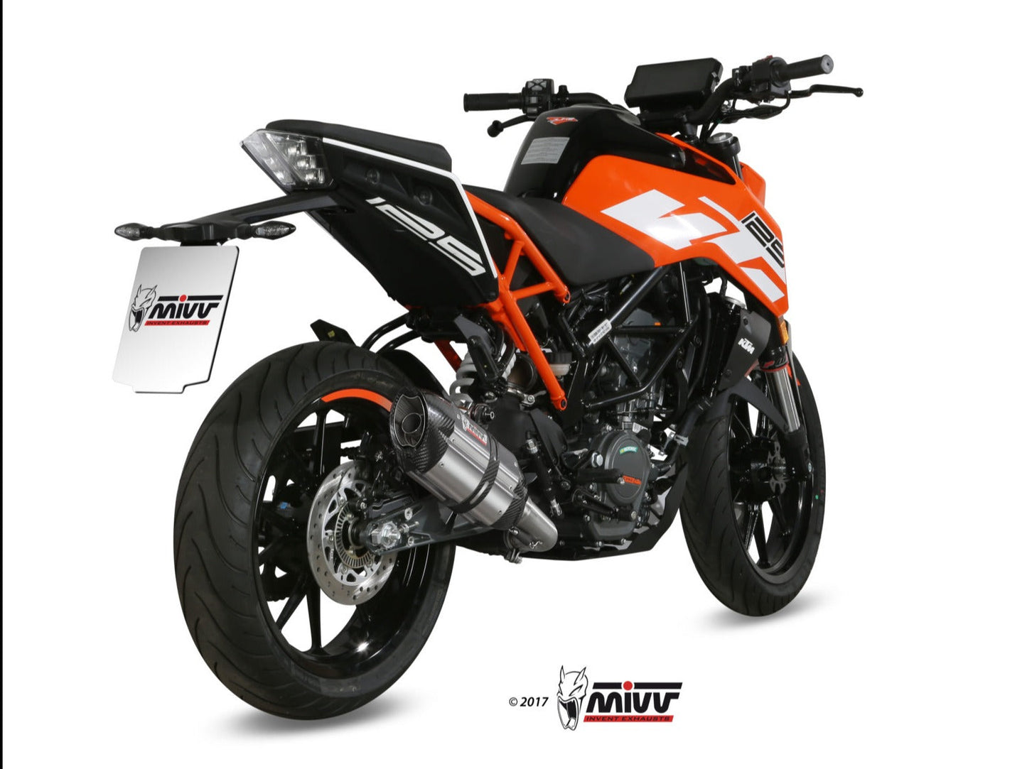MIVV KT.019 KTM 125/390 DUKE / 125/390 RC ( 2017 / 20 ) Slip-on Exhaust "Suono" ( stainless steel; approved) – Accessories in the 2WheelsHero Motorcycle Aftermarket Accessories and Parts Online Shop