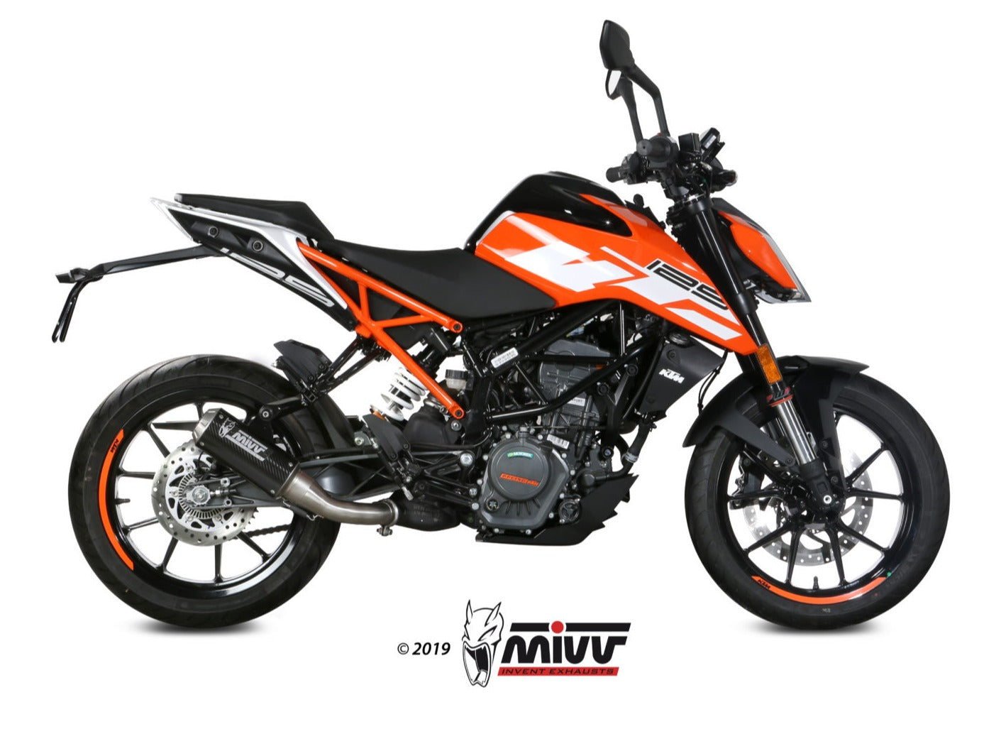 MIVV KT.019 KTM 125/390 DUKE / 125/390 RC ( 2017 / 20 ) Slip-on Exhaust "MK3" ( carbon; not approved) – Accessories in the 2WheelsHero Motorcycle Aftermarket Accessories and Parts Online Shop