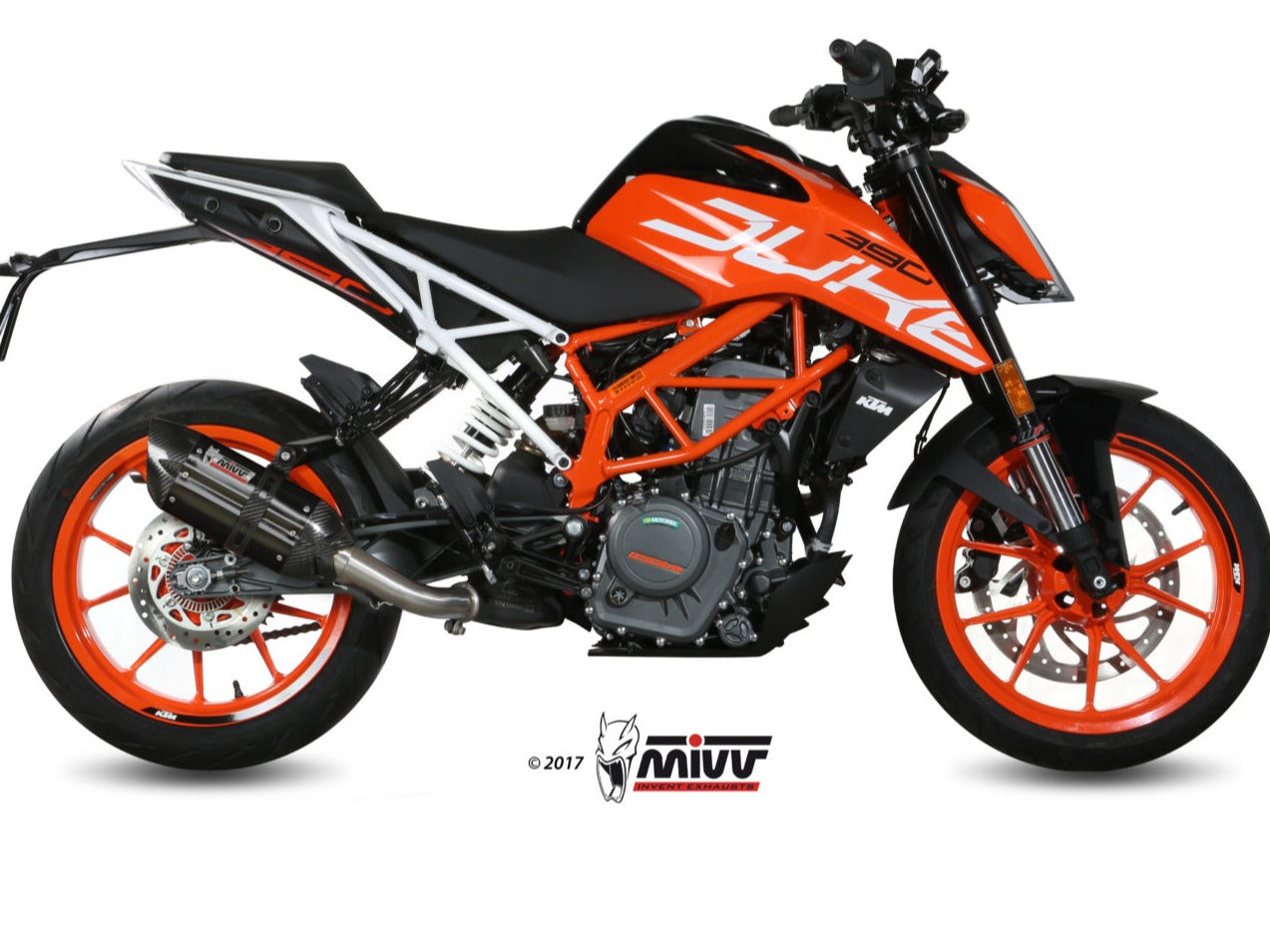 MIVV KT.019 KTM 125/390 DUKE / 125/390 RC ( 2017 / 20 ) Slip-on Exhaust "Suono" ( black; approved) – Accessories in the 2WheelsHero Motorcycle Aftermarket Accessories and Parts Online Shop