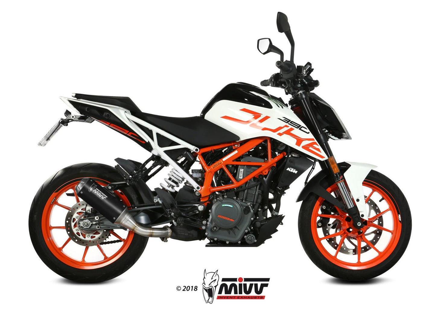 MIVV KT.019 KTM 125/390 DUKE / 125/390 RC ( 2017 / 20 ) Slip-on Exhaust "MK3" ( carbon; not approved) – Accessories in the 2WheelsHero Motorcycle Aftermarket Accessories and Parts Online Shop