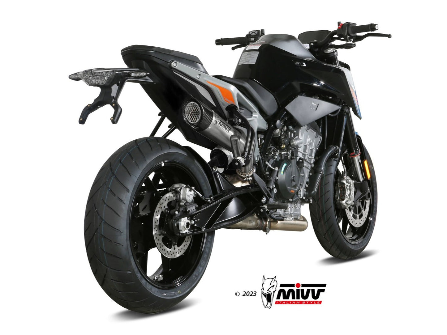 MIVV KT.020 KTM 790 / 890 DUKE ( 2018+ ) Slip-on Exhaust "X-M5" ( titanium; approved) – Accessories in the 2WheelsHero Motorcycle Aftermarket Accessories and Parts Online Shop