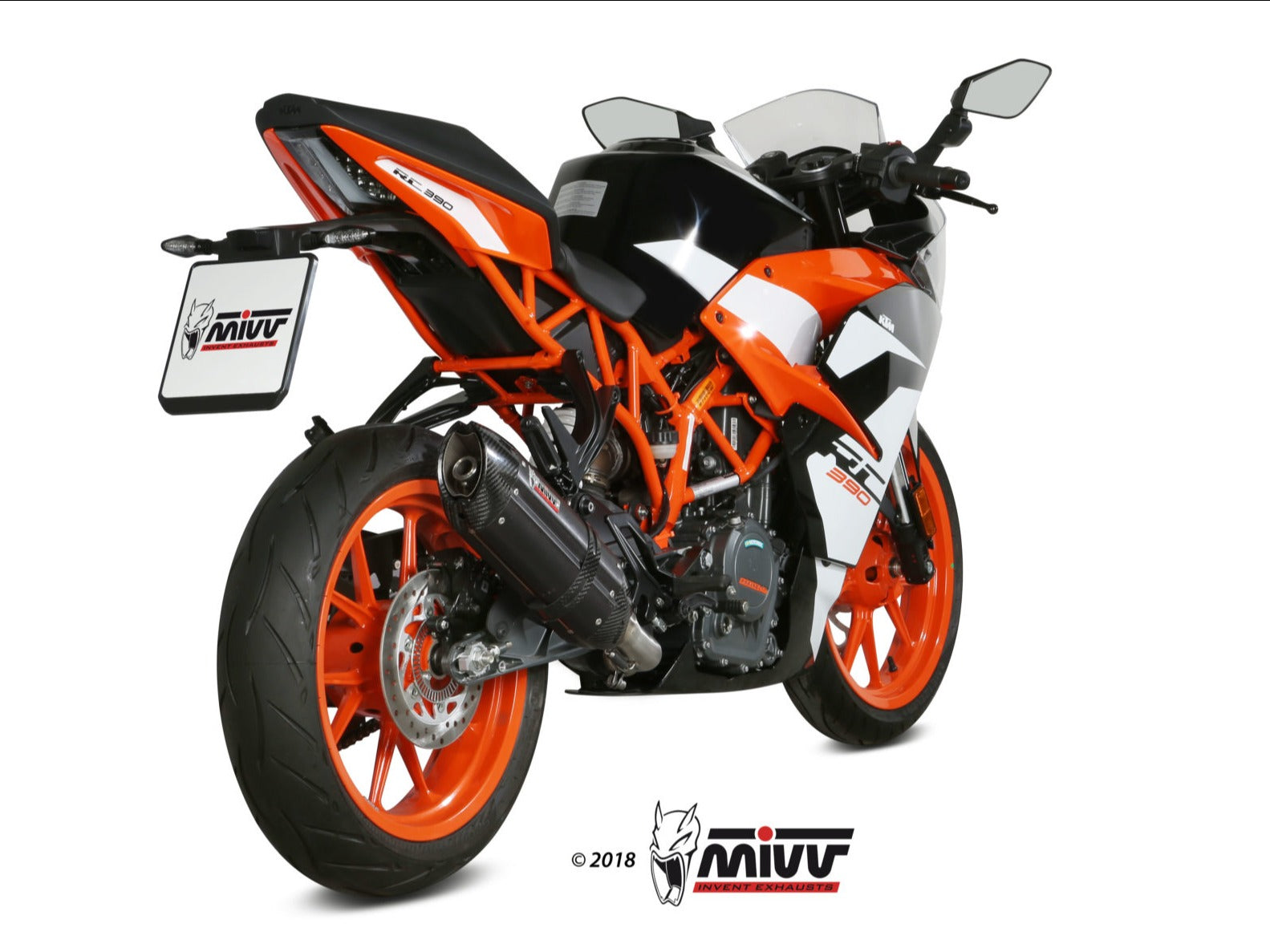 MIVV KT.019 KTM 125/390 DUKE / 125/390 RC ( 2017 / 20 ) Slip-on Exhaust "Suono" ( black; approved) – Accessories in the 2WheelsHero Motorcycle Aftermarket Accessories and Parts Online Shop
