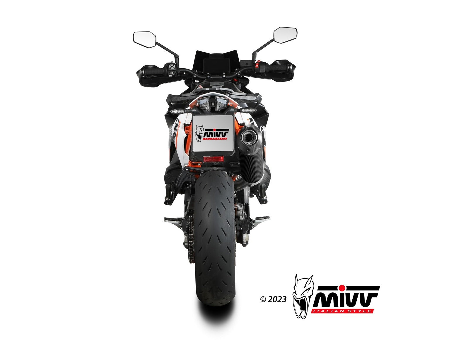 MIVV KT.021 KTM 790 / 890 ADVENTURE / R / SMT ( 2019+ ) Slip-on Exhaust "Oval" ( carbon + cap; approved) – Accessories in the 2WheelsHero Motorcycle Aftermarket Accessories and Parts Online Shop