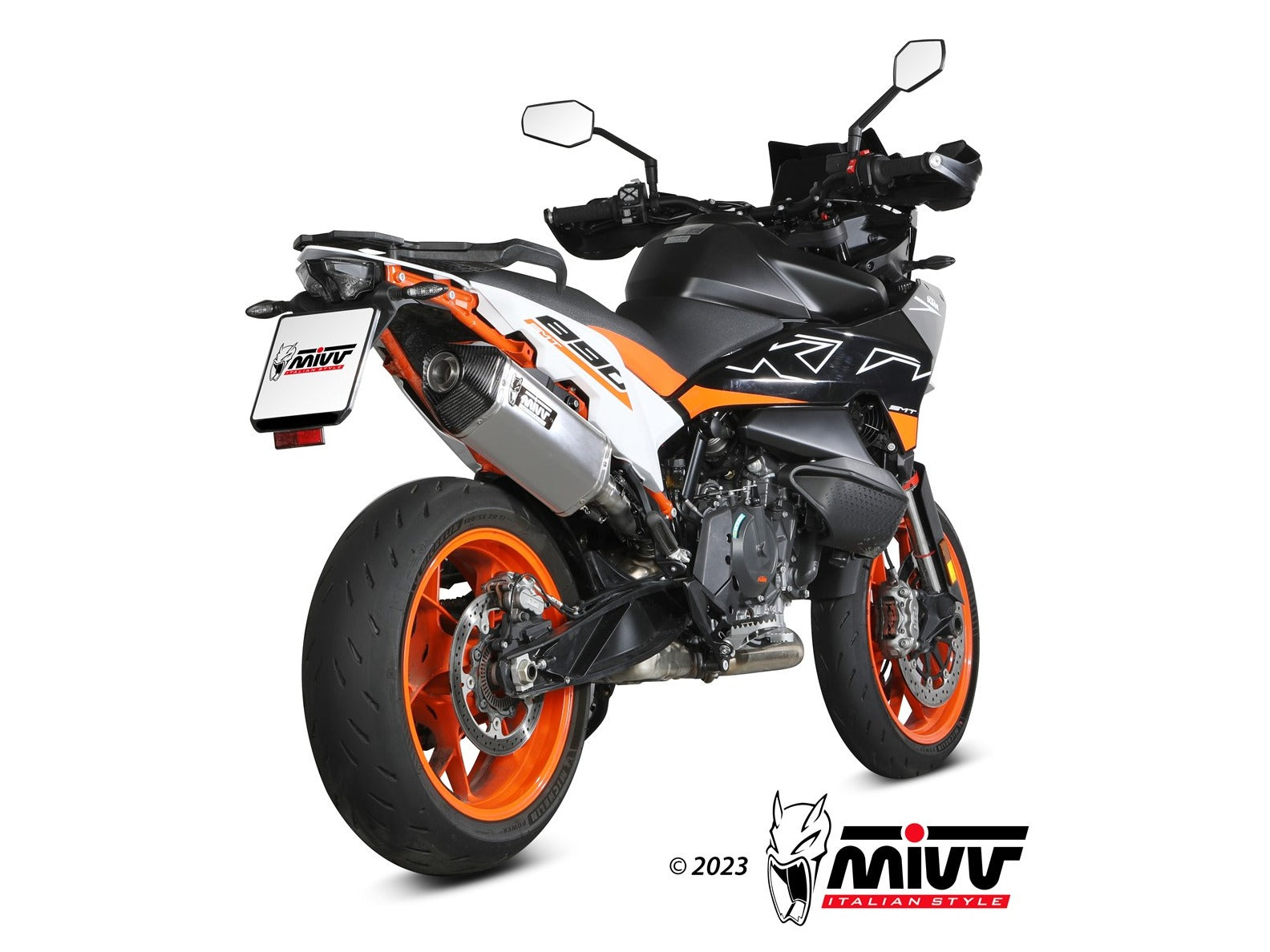 MIVV KT.021 KTM 790 / 890 ADVENTURE / R / SMT ( 2019+ ) Slip-on Exhaust "Speed Edge" ( stainless steel; approved) – Accessories in the 2WheelsHero Motorcycle Aftermarket Accessories and Parts Online Shop