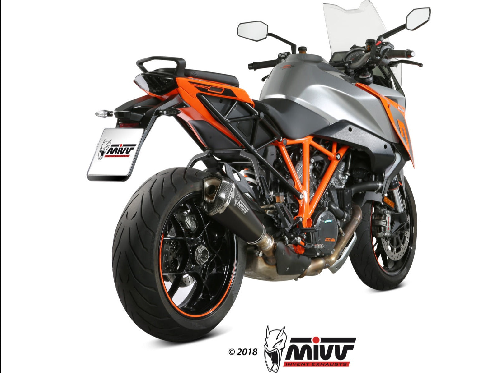MIVV KT.018 KTM 1290 SUPERDUKE GT ( 2016+ ) Slip-on Exhaust "Delta Race" ( black; approved) – Accessories in the 2WheelsHero Motorcycle Aftermarket Accessories and Parts Online Shop