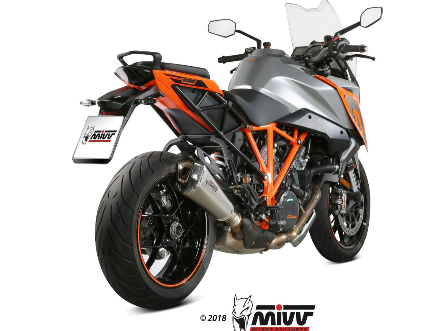 MIVV KT.018 KTM 1290 SUPERDUKE GT ( 2016+ ) Slip-on Exhaust "Delta Race" (stainless steel; approved) – Accessories in the 2WheelsHero Motorcycle Aftermarket Accessories and Parts Online Shop