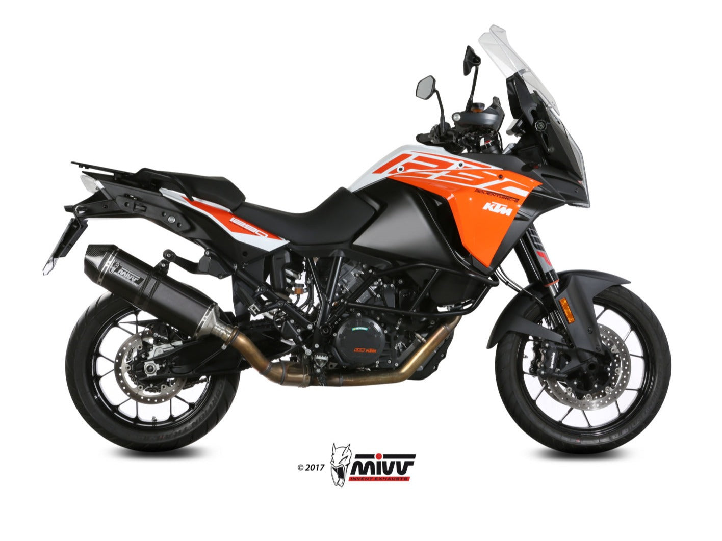 MIVV KT.017 KTM 1290 SUPER ADVENTURE / R / S / T ( 2015 - 20 ) Slip-on Exhaust "Speed Edge" ( black; approved) – Accessories in the 2WheelsHero Motorcycle Aftermarket Accessories and Parts Online Shop