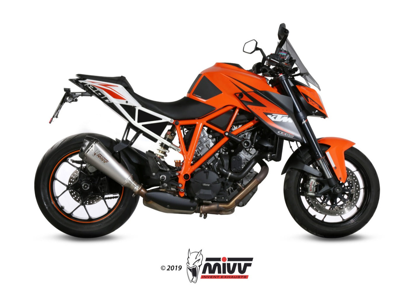 MIVV KT.014 KTM 1290 SUPERDUKE ( 2014 / 16 ) Slip-on Exhaust "Delta Race" ( stainless steel; approved) – Accessories in the 2WheelsHero Motorcycle Aftermarket Accessories and Parts Online Shop