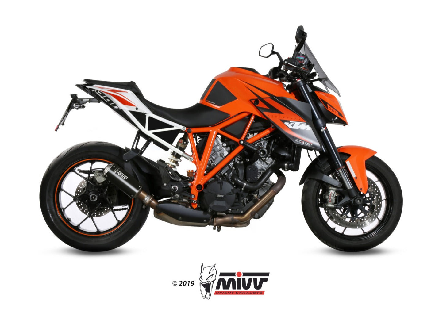 MIVV KT.014 KTM 1290 SUPERDUKE ( 2014 / 16 ) Slip-on Exhaust "MK3" ( black; approved) – Accessories in the 2WheelsHero Motorcycle Aftermarket Accessories and Parts Online Shop