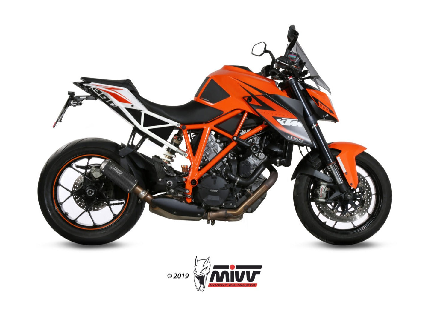 MIVV KT.014 KTM 1290 SUPERDUKE ( 2014 / 16 ) Slip-on Exhaust "MK3" ( carbon; approved) – Accessories in the 2WheelsHero Motorcycle Aftermarket Accessories and Parts Online Shop