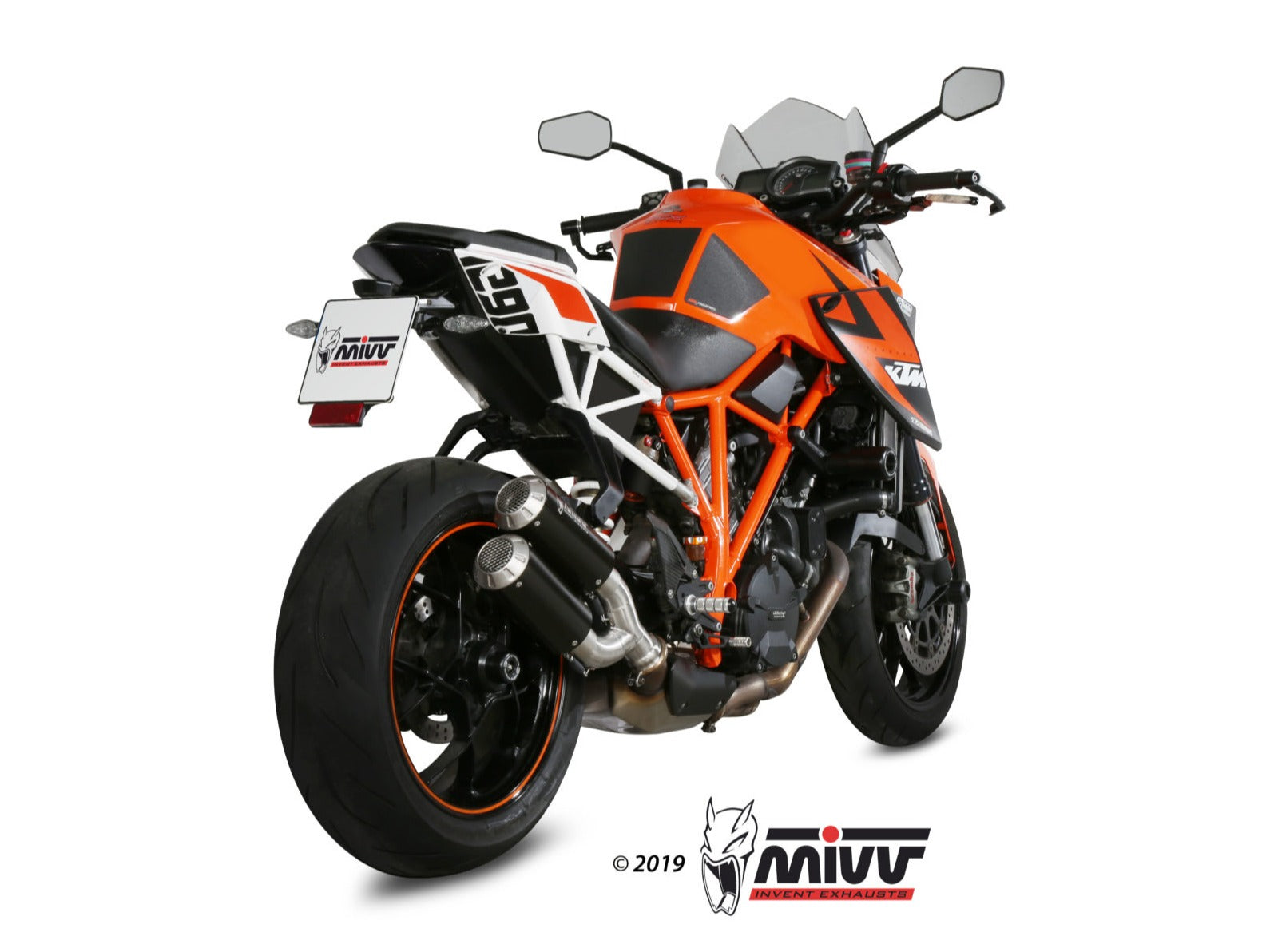 MIVV KT.022 KTM 1290 SUPERDUKE ( 2014 / 16 ) Dual Slip-on Exhaust "MK3" ( black; approved) – Accessories in the 2WheelsHero Motorcycle Aftermarket Accessories and Parts Online Shop