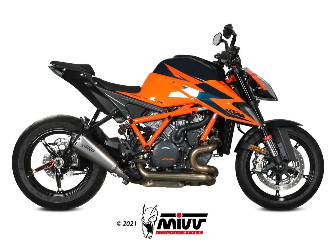 MIVV KT.026 KTM 1290 SUPERDUKE R ( 2020 / 23 ) Slip-on Exhaust "Delta Race" (stainless steel; approved) – Accessories in the 2WheelsHero Motorcycle Aftermarket Accessories and Parts Online Shop
