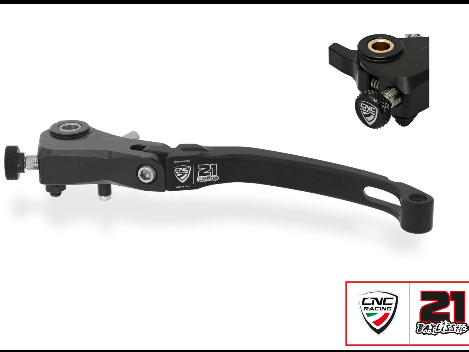 LCR12TB - CNC RACING Ducati / Aprilia / MV Agusta Clutch Lever Race (Troy Bayliss edition) – Accessories in the Factory Racing Motorcycle Aftermarket Accessories and Parts Online Shop