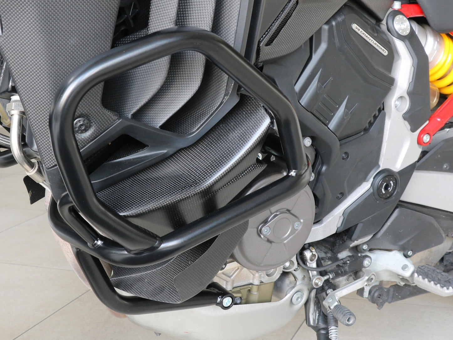 PR908 - CNC RACING Ducati Multistrada V4 (2025+) Steel Engine Guard – Accessories in the Factory Racing Motorcycle Aftermarket Accessories and Parts Online Shop