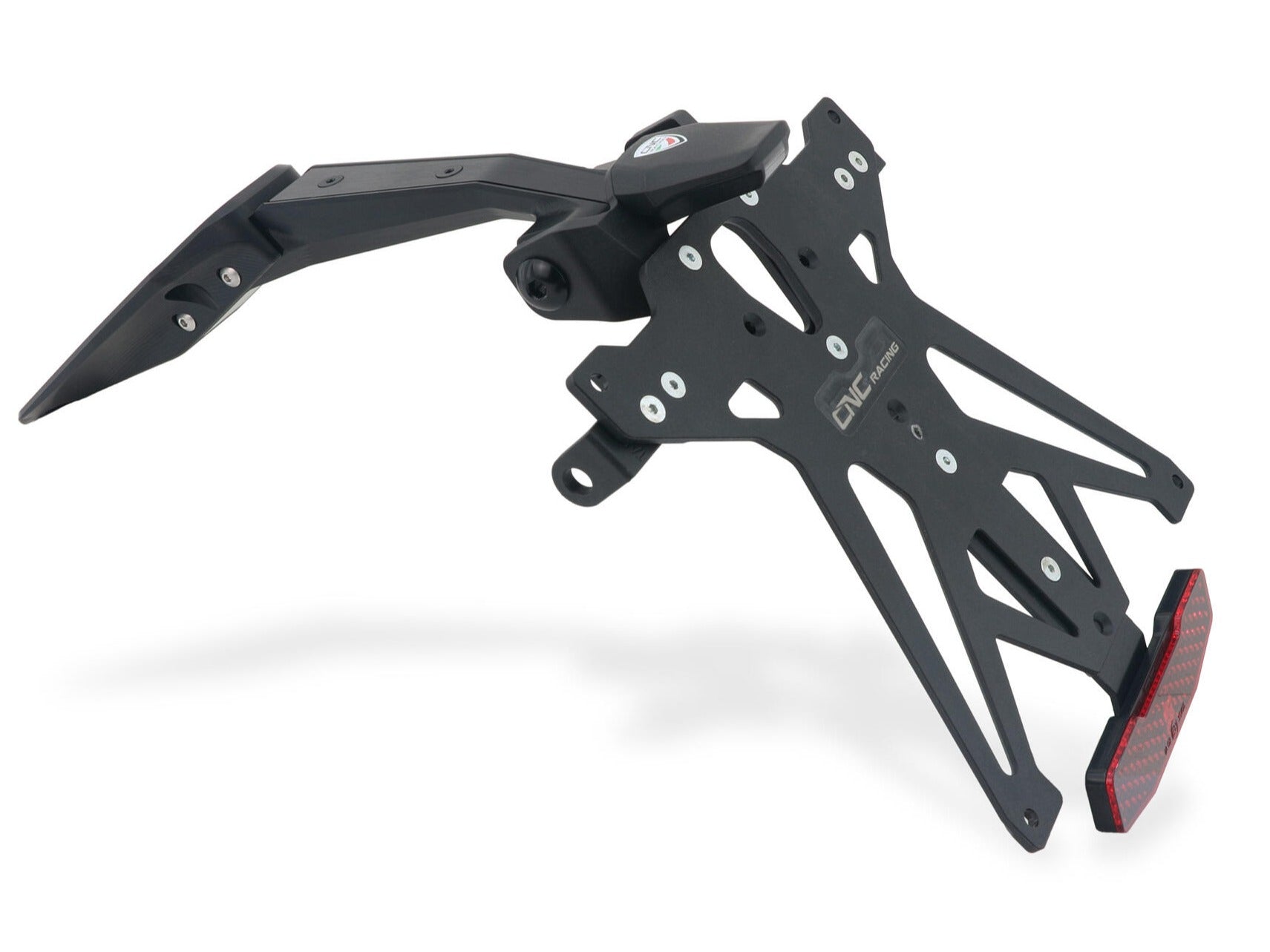 CNC RACING PT308 Ducati Panigale V4 / Streetfighter V4 (2025+) Adjustable License Plate Holder Kit – Accessories in the Factory Racing Motorcycle Aftermarket Accessories and Parts Online Shop