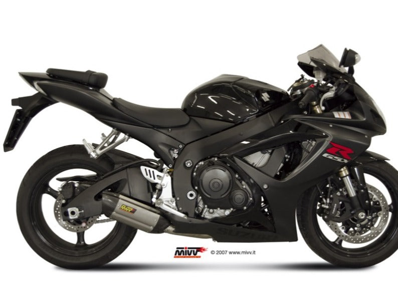 MIVV AS.021 SUZUKI GSX-R 600 / 750 ( 2006 - 07 ) Slip-on Exhaust "Suono" (stainless steel; approved) – Accessories in the 2WheelsHero Motorcycle Aftermarket Accessories and Parts Online Shop