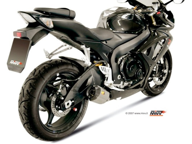 MIVV AS.021 SUZUKI GSX-R 600 / 750 ( 2006 - 07 ) Slip-on Exhaust "Suono" (stainless steel; approved) – Accessories in the 2WheelsHero Motorcycle Aftermarket Accessories and Parts Online Shop