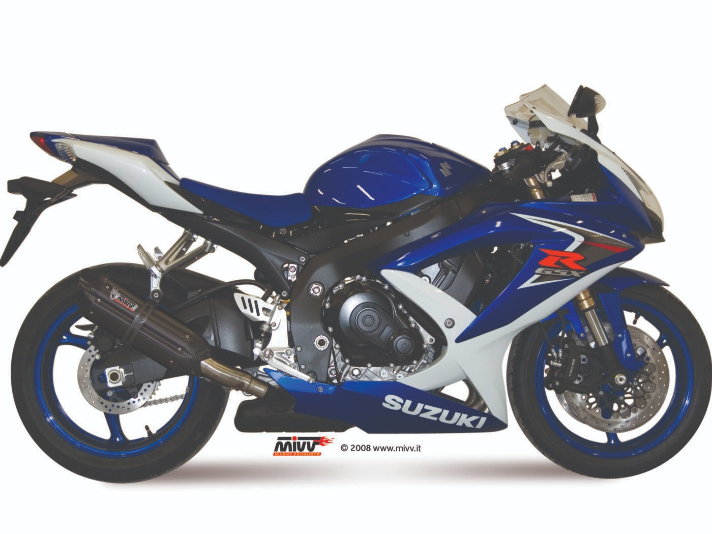 MIVV S.032 SUZUKI GSX-R 600 / 750 ( 2008 / 10 ) Slip-on Exhaust "Suono" (black; approved) – Accessories in the 2WheelsHero Motorcycle Aftermarket Accessories and Parts Online Shop
