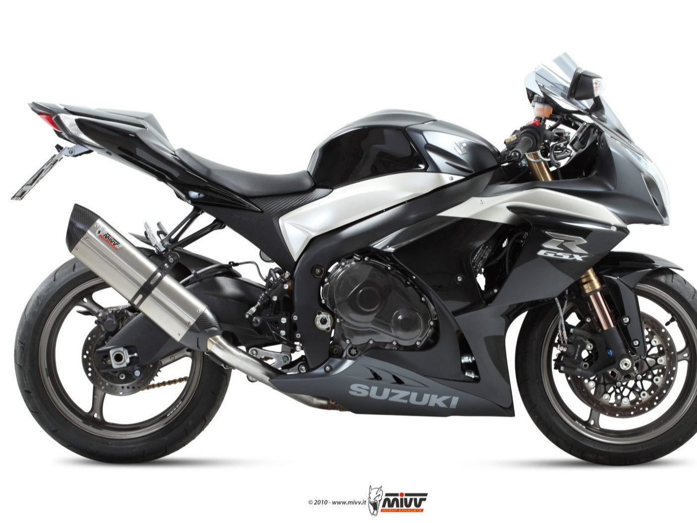 MIVV S.034 SUZUKI GSX-R 1000 ( 2009 / 11 ) Dual Slip-on Exhaust "Suono" (stainless steel; approved) – Accessories in the 2WheelsHero Motorcycle Aftermarket Accessories and Parts Online Shop