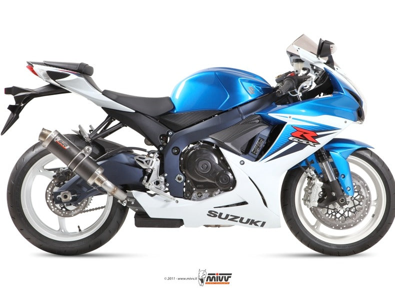 MIVV S.036 SUZUKI GSX-R 600 / 750 ( 2011 / 17 ) Slip-on Exhaust "GP" (carbon; approved) – Accessories in the 2WheelsHero Motorcycle Aftermarket Accessories and Parts Online Shop
