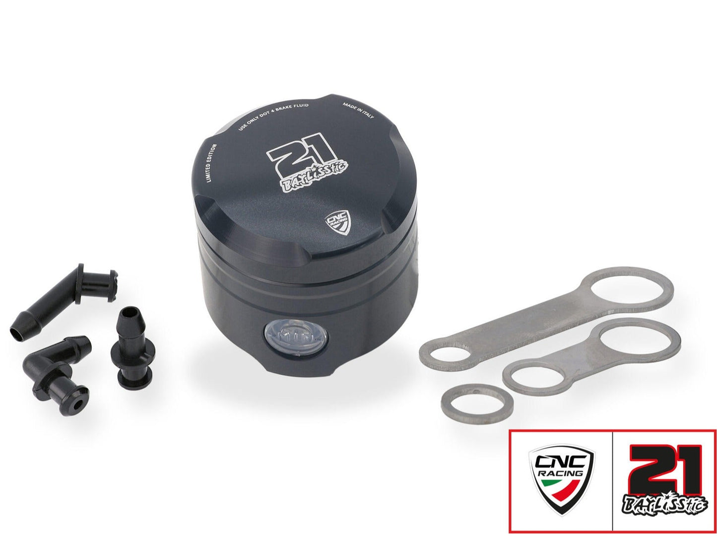 SE701TB - CNC RACING 25 ml Brake/Clutch Fluid Oil Tank (Troy Bayliss edition) – Accessories in the Factory Racing Motorcycle Aftermarket Accessories and Parts Online Shop