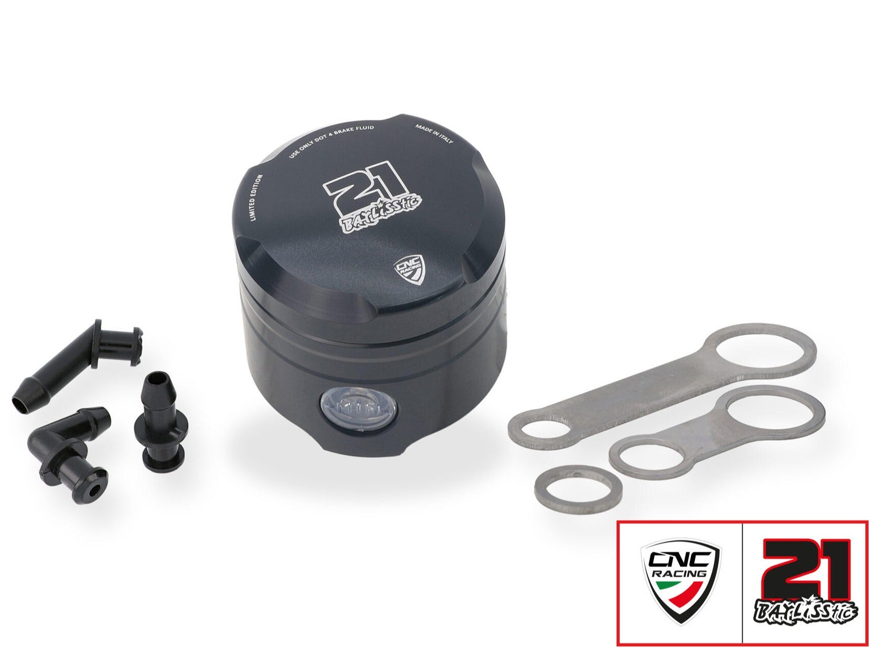 SE701TB - CNC RACING 25 ml Brake/Clutch Fluid Oil Tank (Troy Bayliss edition) – Accessories in the Factory Racing Motorcycle Aftermarket Accessories and Parts Online Shop