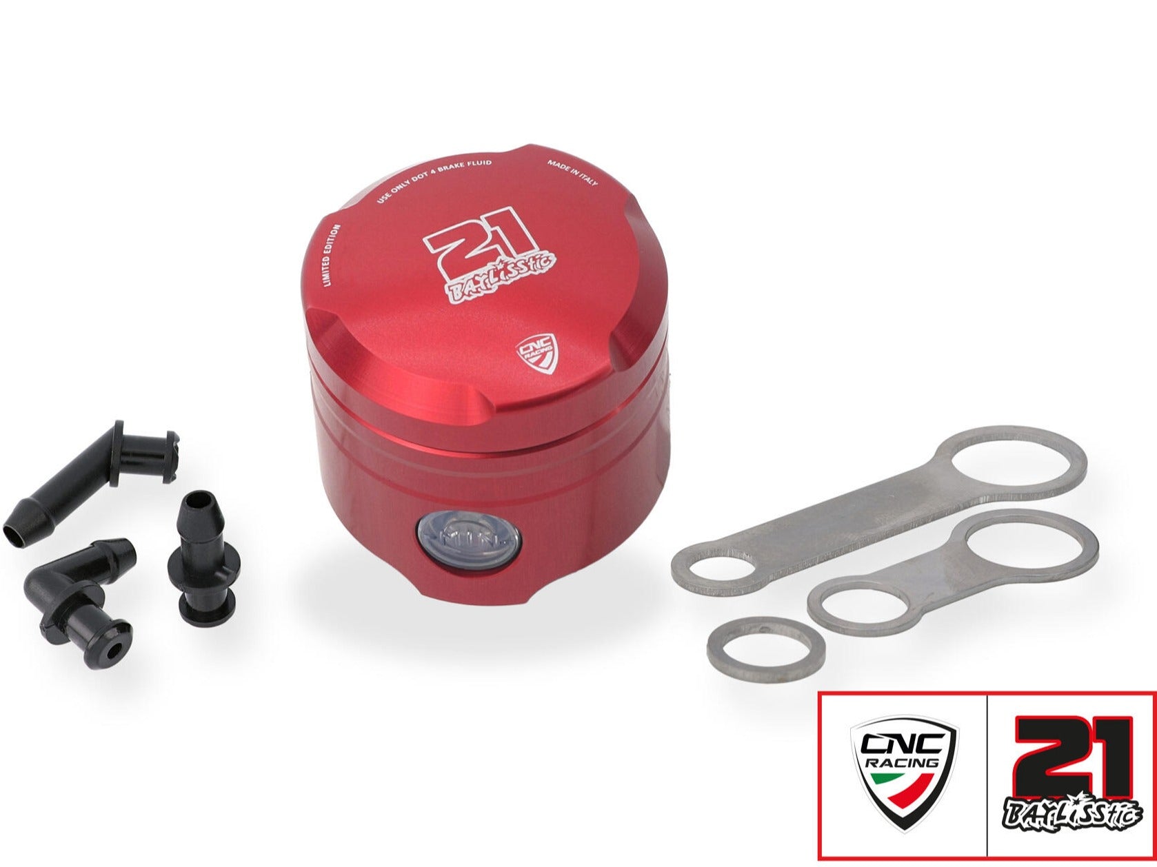 SE701TB - CNC RACING 25 ml Brake/Clutch Fluid Oil Tank (Troy Bayliss edition) – Accessories in the Factory Racing Motorcycle Aftermarket Accessories and Parts Online Shop