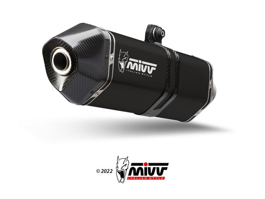 MIVV KT.021 KTM 790 / 890 ADVENTURE / R / SMT ( 2019+ ) Slip-on Exhaust "Speed Edge" ( black; approved) – Accessories in the 2WheelsHero Motorcycle Aftermarket Accessories and Parts Online Shop