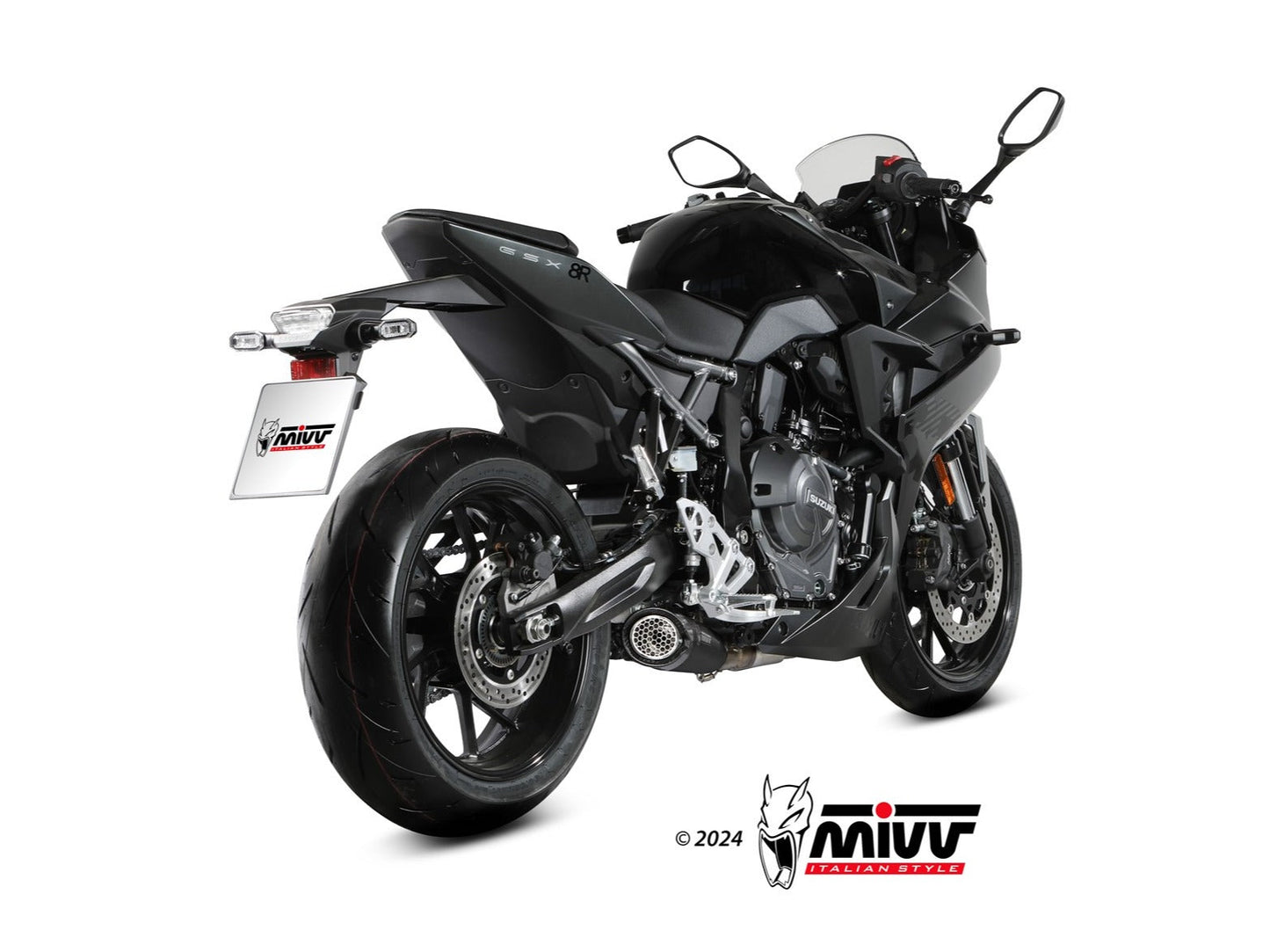 MIVV S.062 SUZUKI GSX-8R / 8S ( 2022+ ) Full System Exhaust "X-M5" (black; not approved) – Accessories in the 2WheelsHero Motorcycle Aftermarket Accessories and Parts Online Shop