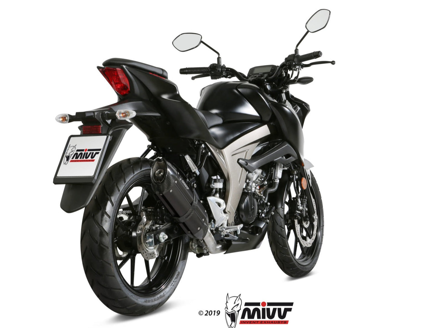 MIVV S.055 SUZUKI GSX-R / S 125 ( 2017 / 20 ) Full System Exhaust "Suono" (black; approved) – Accessories in the 2WheelsHero Motorcycle Aftermarket Accessories and Parts Online Shop