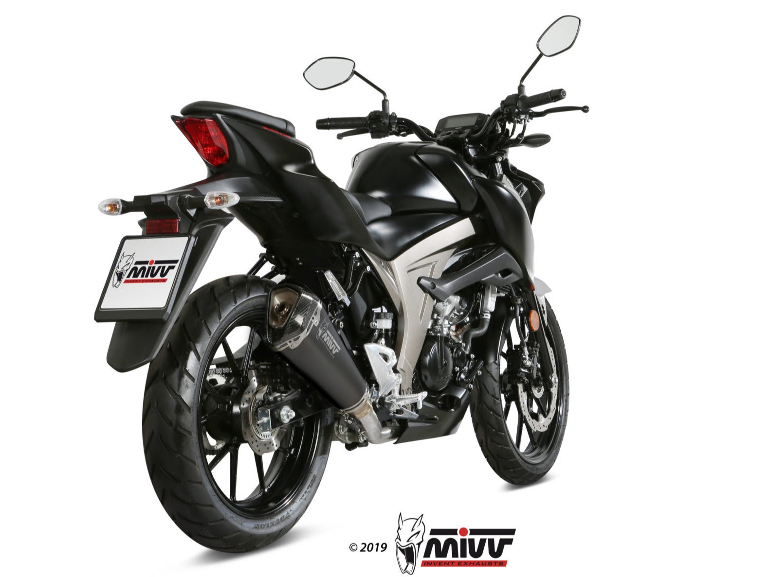 MIVV S.055 SUZUKI GSX-R / S 125 ( 2017 / 20 ) Full System Exhaust "Delta Race" (black; approved) – Accessories in the 2WheelsHero Motorcycle Aftermarket Accessories and Parts Online Shop