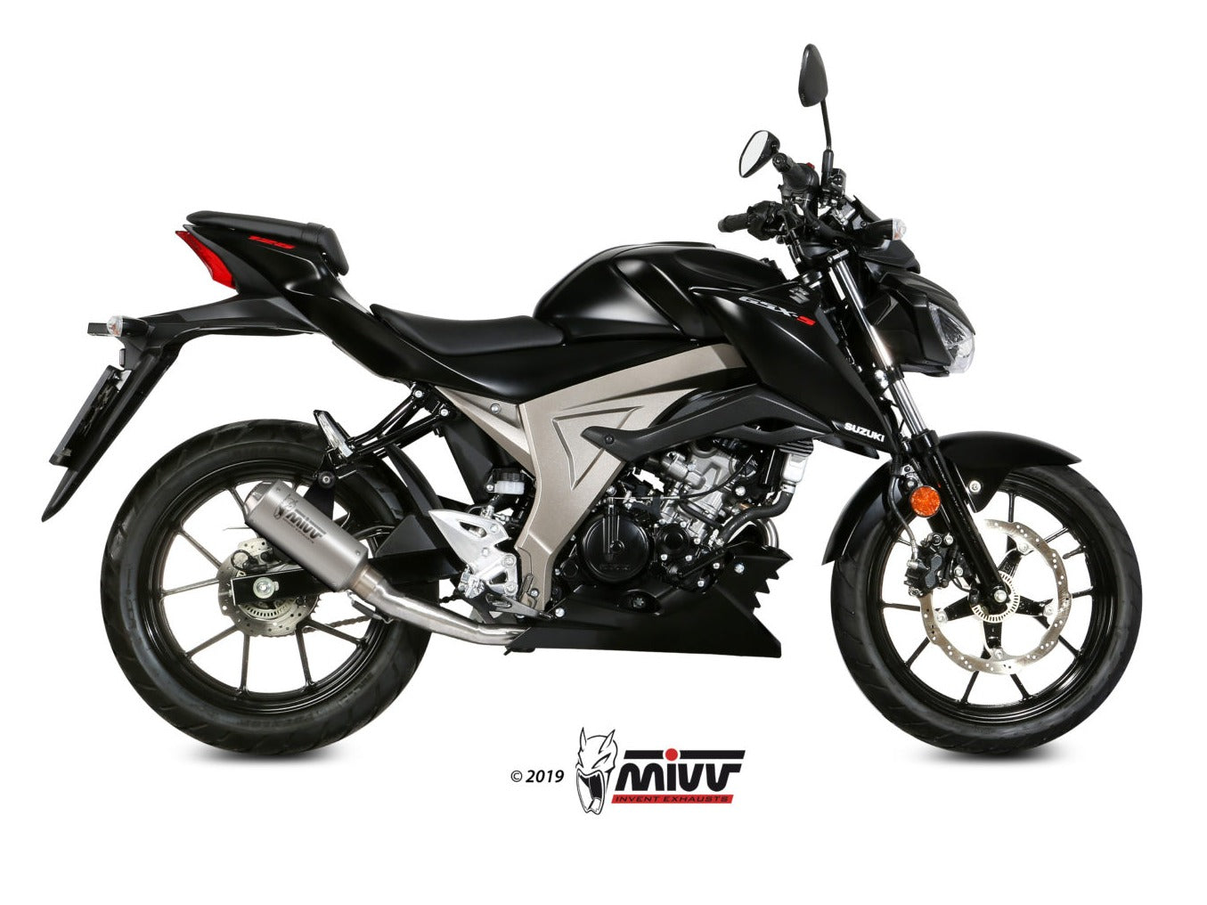 MIVV S.055 SUZUKI GSX-R / S 125 ( 2017 / 20 ) Full System Exhaust "MK3" (stainless steel; not approved) – Accessories in the 2WheelsHero Motorcycle Aftermarket Accessories and Parts Online Shop