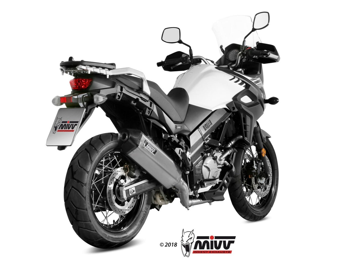 MIVV S.049 SUZUKI V-Strom 650 ( 2017+ ) Full System Exhaust "Speed Edge" (stainless steel; approved) – Accessories in the 2WheelsHero Motorcycle Aftermarket Accessories and Parts Online Shop