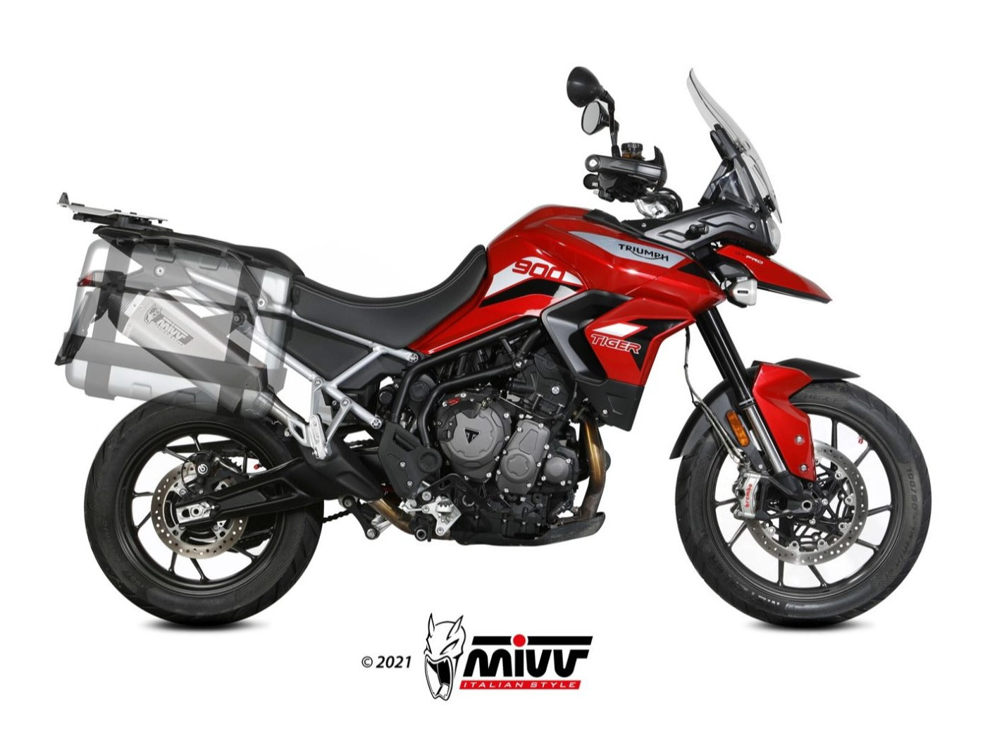 MIVV T.018 TRIUMPH TIGER 900 / GT / PRO / RALLY ( 2021 / 23 ) Slip-on Exhaust "Speed Edge" ( stainless steel; approved) – Accessories in the 2WheelsHero Motorcycle Aftermarket Accessories and Parts Online Shop