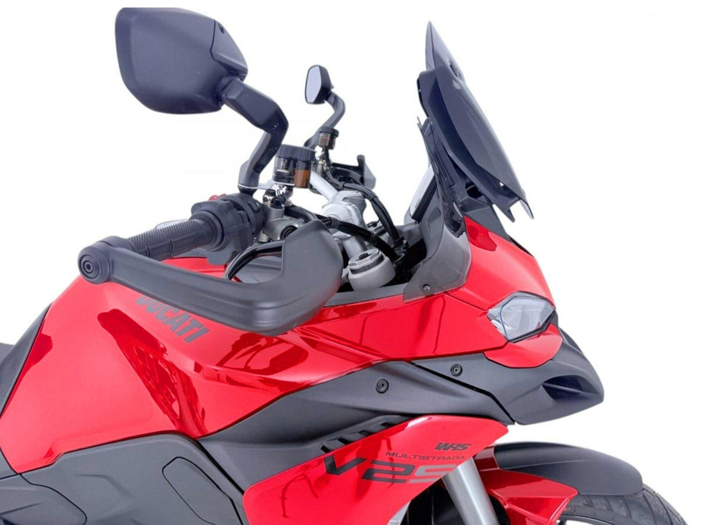 WS372 - CNC RACING Ducati Multistrada V2 (2025+) Air Deflectors (dark smoke) – Accessories in the Factory Racing Motorcycle Aftermarket Accessories and Parts Online Shop
