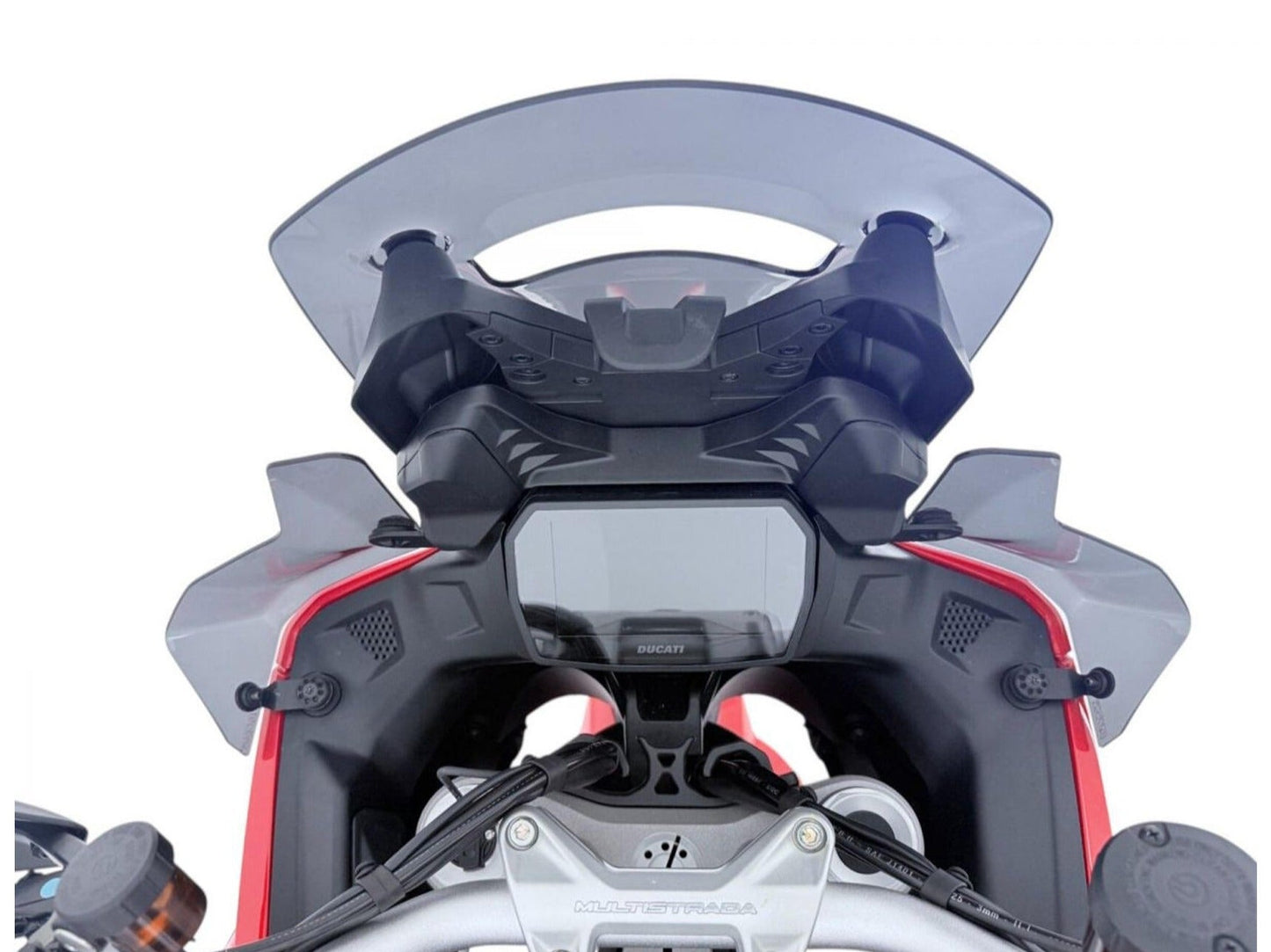 WS372 - CNC RACING Ducati Multistrada V2 (2025+) Air Deflectors (dark smoke) – Accessories in the Factory Racing Motorcycle Aftermarket Accessories and Parts Online Shop