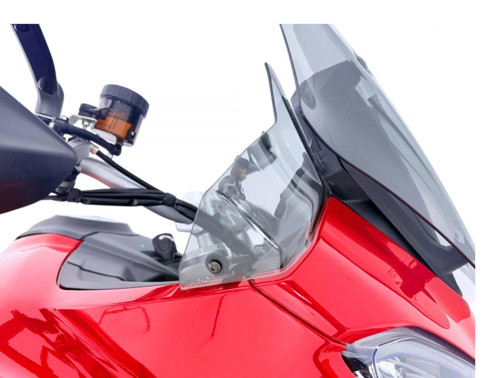 WS372 - CNC RACING Ducati Multistrada V2 (2025+) Air Deflectors (light smoke) – Accessories in the Factory Racing Motorcycle Aftermarket Accessories and Parts Online Shop