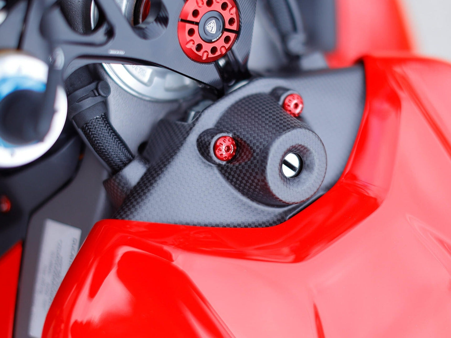 CNC RACING ZA414 Ducati Panigale V4 (2025+) Carbon Ignition Switch Cover – Accessories in the Factory Racing Motorcycle Aftermarket Accessories and Parts Online Shop
