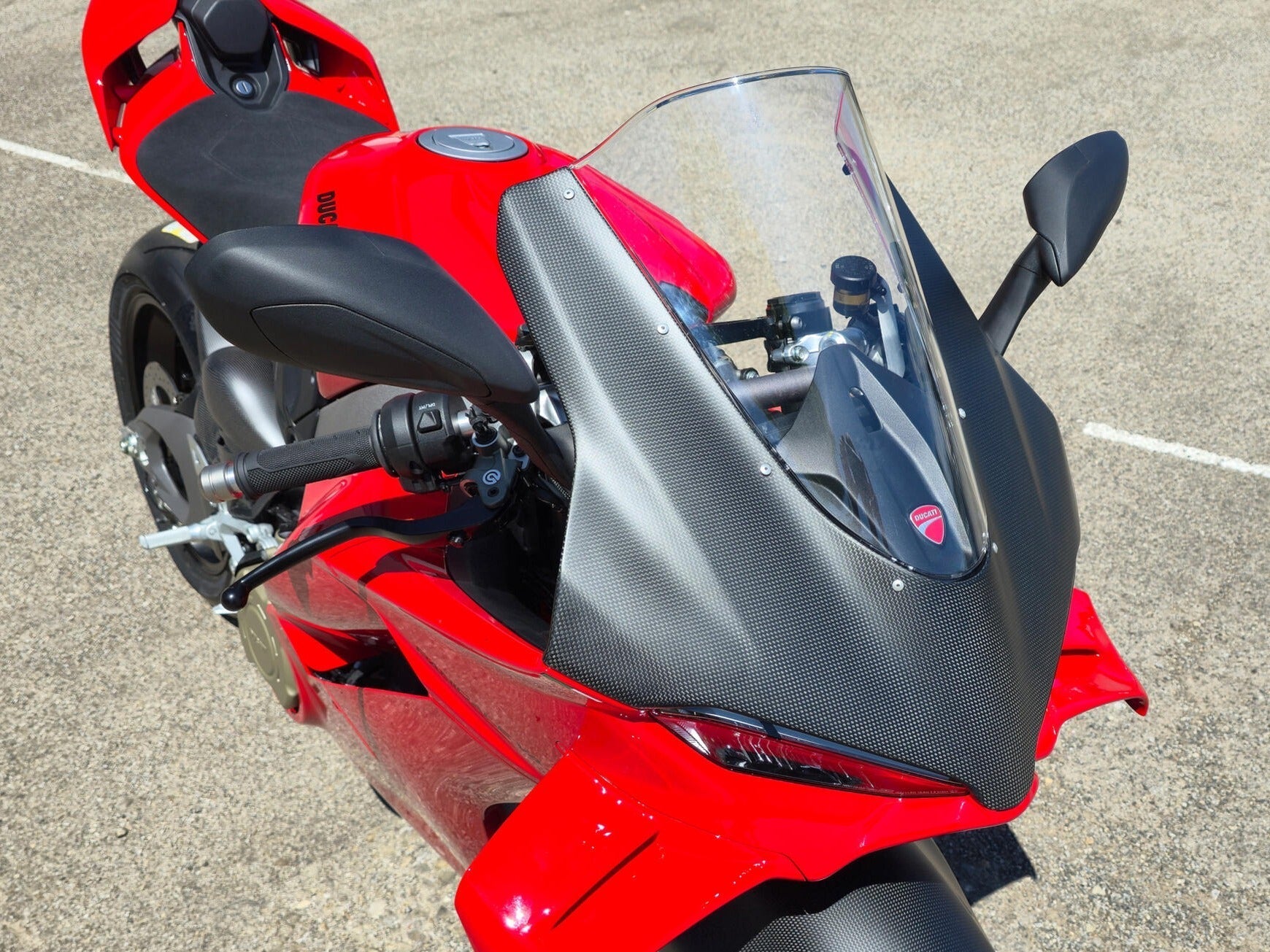 CNC RACING ZA416 Ducati Panigale V4 (2025+) Carbon Front Fairing – Accessories in the Factory Racing Motorcycle Aftermarket Accessories and Parts Online Shop
