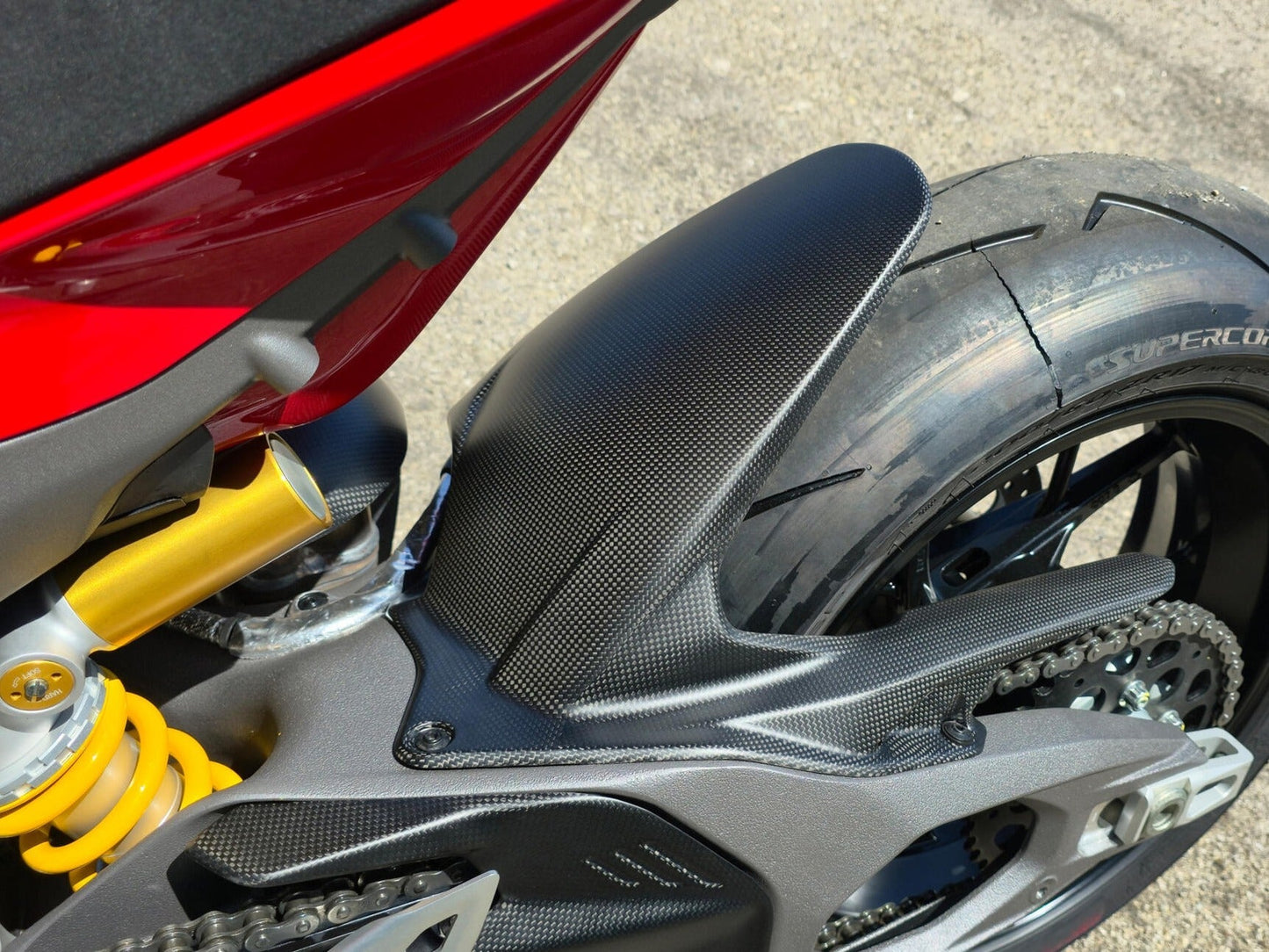 CNC RACING ZA422 Ducati Panigale V4 (2025+) Carbon Rear Fender – Accessories in the Factory Racing Motorcycle Aftermarket Accessories and Parts Online Shop