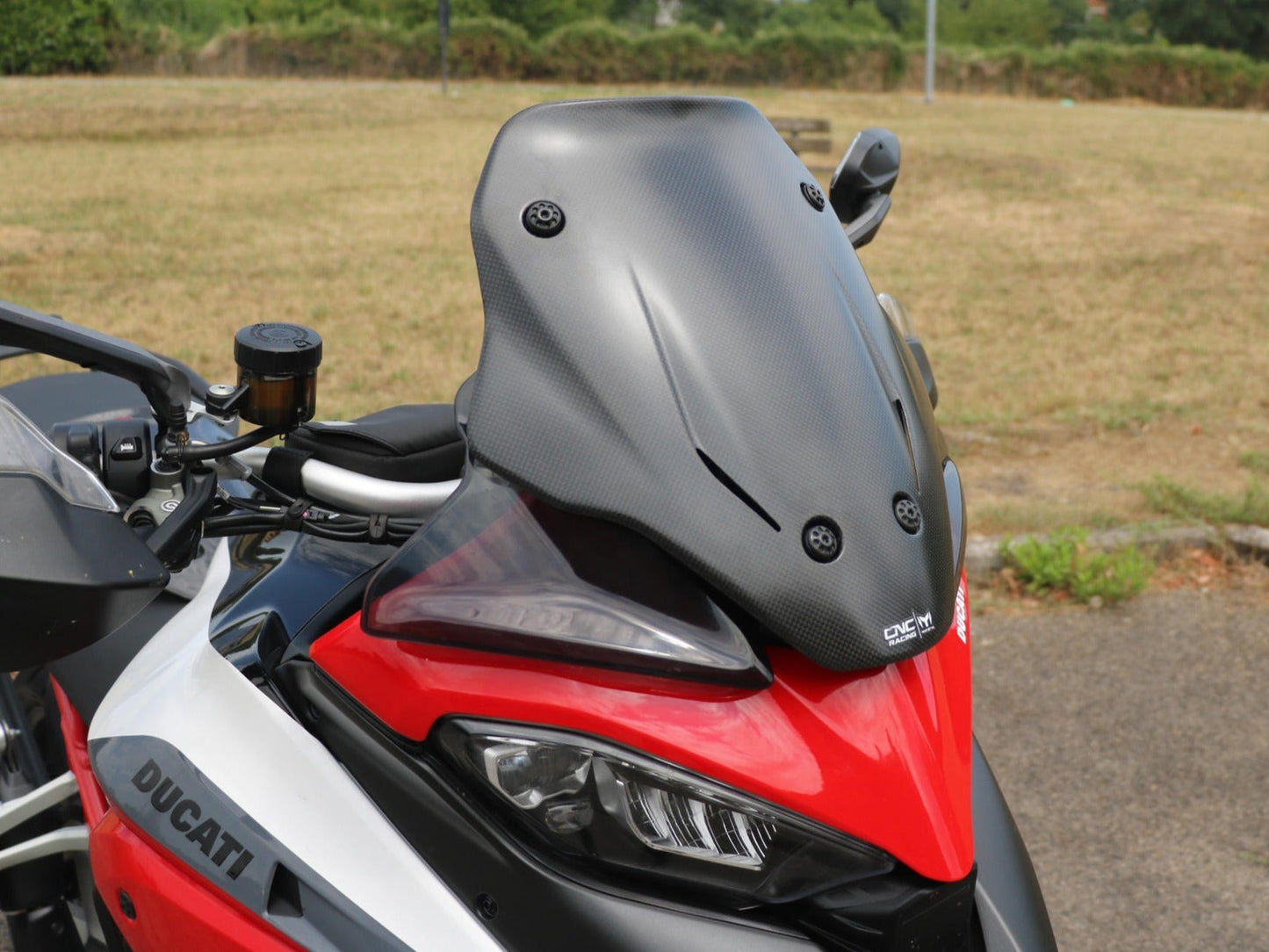 ZA989 - CNC RACING Ducati Multistrada V4 (2021+) Carbon Sport Screen – Accessories in the Factory Racing Motorcycle Aftermarket Accessories and Parts Online Shop
