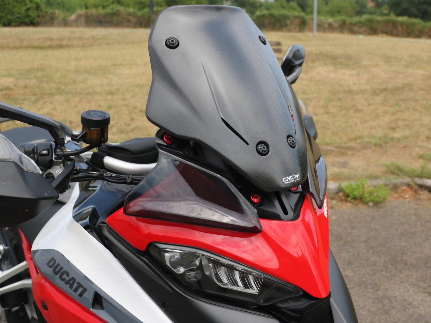 ZA989 - CNC RACING Ducati Multistrada V4 (2021+) Carbon Sport Screen – Accessories in the Factory Racing Motorcycle Aftermarket Accessories and Parts Online Shop