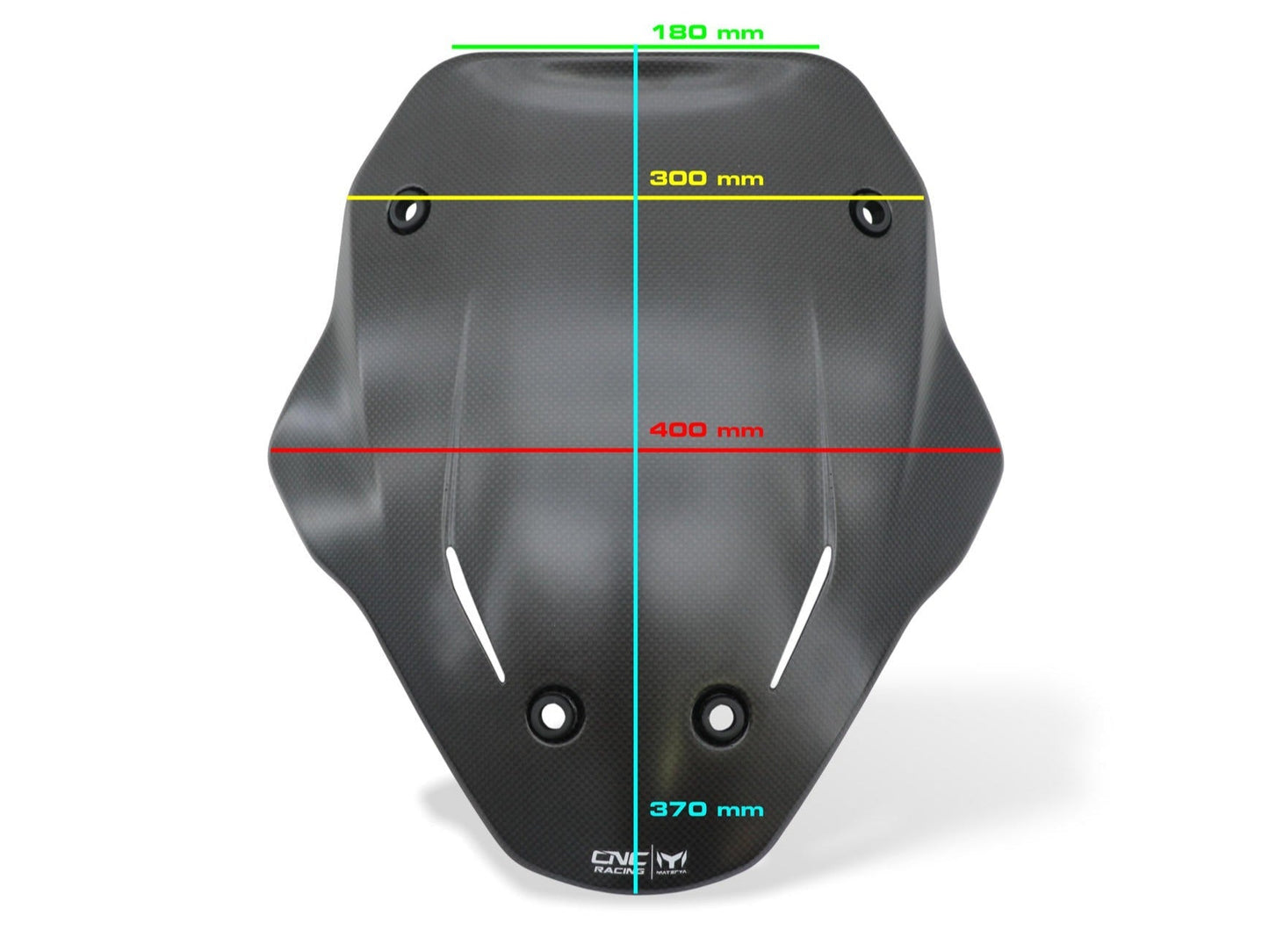 ZA989 - CNC RACING Ducati Multistrada V4 (2021+) Carbon Sport Screen – Accessories in the Factory Racing Motorcycle Aftermarket Accessories and Parts Online Shop
