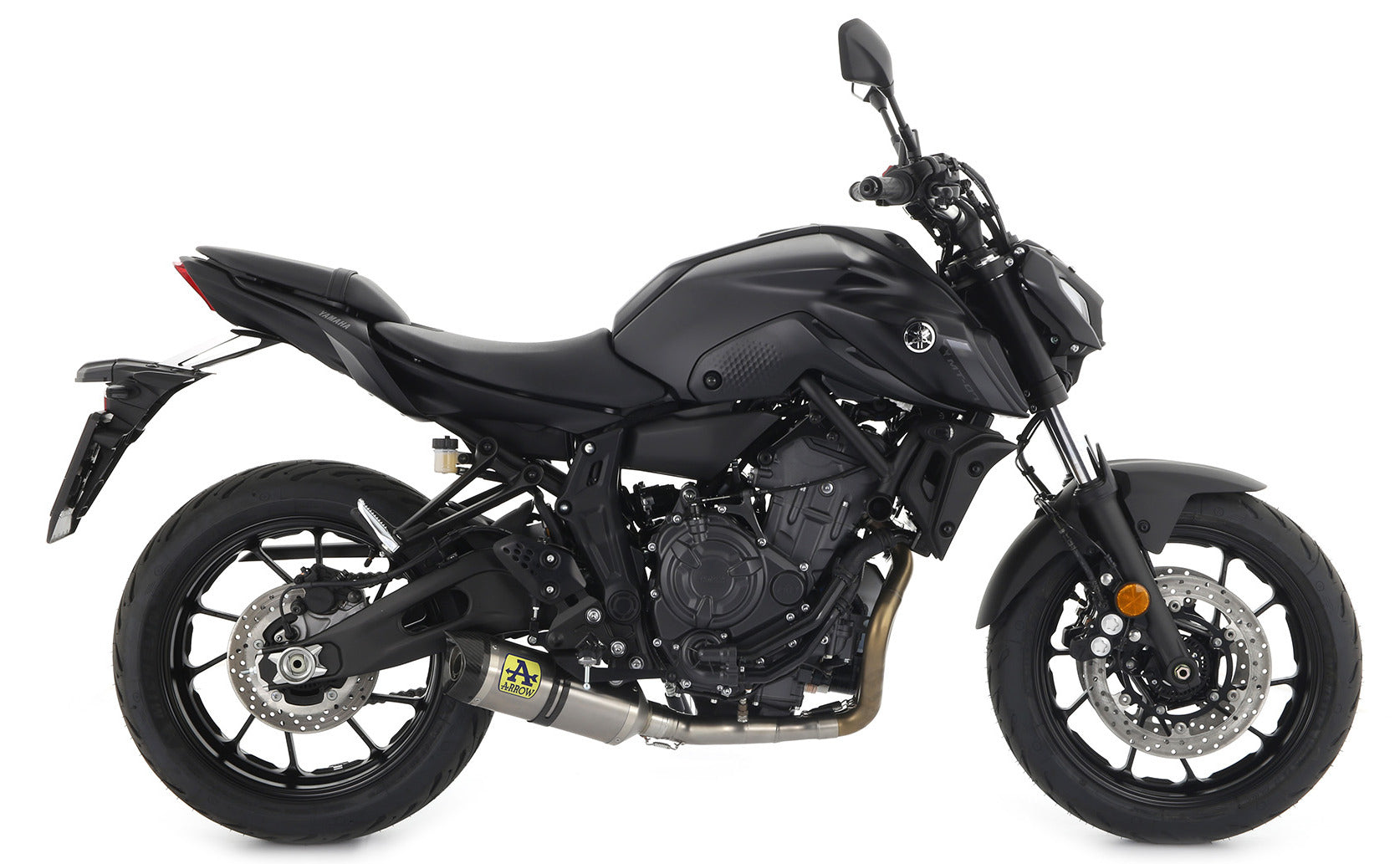 ARROW 71758MI+71930AK Yamaha MT07 (2021+) Aluminum Full Exhaust System "Competition Evo Thunder" (racing) – Accessories in the 2WheelsHero Motorcycle Aftermarket Accessories and Parts Online Shop