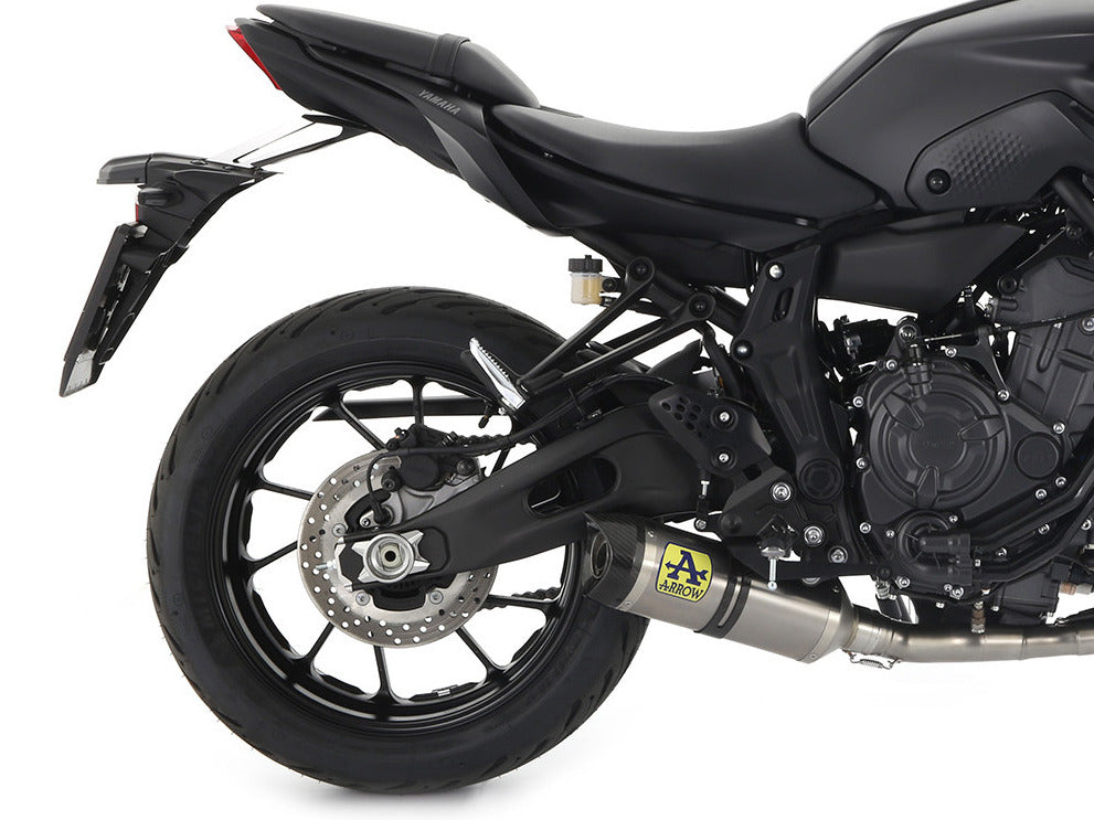 ARROW 71758KZ+71930AK Yamaha MT07 (2021+) Aluminum Full Exhaust System "Competition Evo Thunder" – Accessories in the 2WheelsHero Motorcycle Aftermarket Accessories and Parts Online Shop