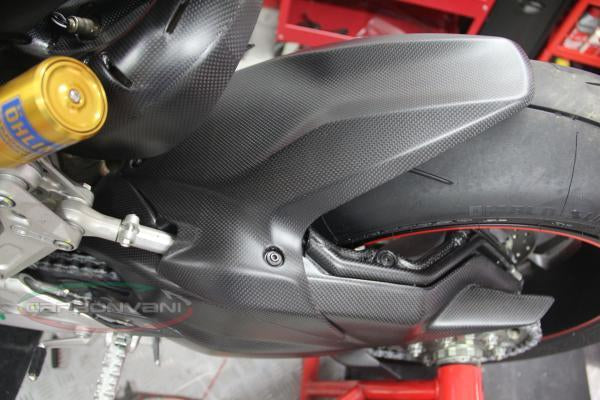 CARBONVANI Ducati Panigale V2 / 1299 / 1199 Carbon Swingarm Wire Protection Cover