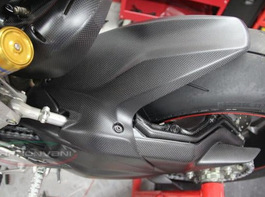 CARBONVANI Ducati Streetfighter V2 (2020+) Carbon Swingarm Wire Protection Cover